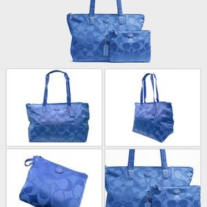 New XL Coach Travel Duffle Shoulder Tote